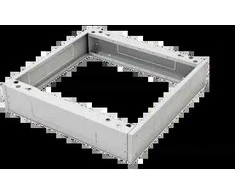 Cokolis 19" lauko spintoms, plotis 600 x gylis 450 mm x aukštis 100 mm, pilka ALANTEC