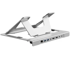 Conceptronic DONN35S stojak na laptop Podstawka na notebooka Sidabrinė