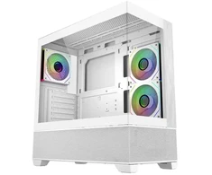 Cooler Master Elite 690 Wood Midi Tower Baltas