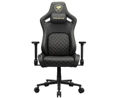 COUGAR CGR-DFL-GLB Fotel dla gracza Wyściełane siedzisko tapicerowane Juodas, Złoto