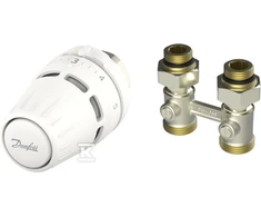 Danfoss Regus 2 dalių rinkinys M30x1,5 + RLV-KB 1/2" tiesus