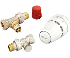 Danfoss 3 dalių rinkinys Regus RA veržlė +RA-N+RLV-S 15 tiesi