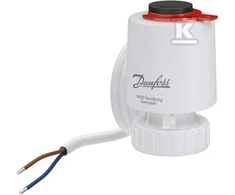 Danfoss TWA-Q termo aktuators NC, 24V, 1.2 m vads