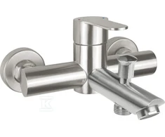 Vonios maišytuvas Deante Lupo BLU_F10N, Brushed steel
