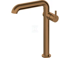 Praustuvo maišytuvas Deante Silia Tall, BQS_C24K, Brushed bronze