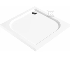 Kvadratinis dušo padėklas Deante Cubic, 80x80 cm