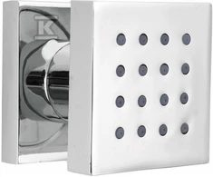 Deante CASCADA CHROME Kvadratinis antgalis