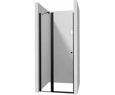 Varstomos dušo durys Deante Kerria plus, 80 cm, Nero