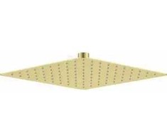 DTA Steel shower head – 250×250 mm