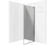 Sulankstomos dušo durys Deante Kerria plus, 90 cm, Chrome