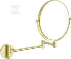 Kosmetinis veidrodis Deante Round ADR_R811, Gold