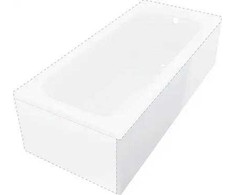 Deante Deante pl_Prizma vonios uždanga 150 cm - pl_ilgoji sienelė