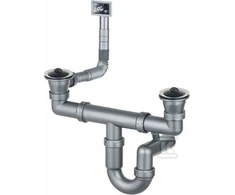 Alveus Sifonas plieninėms plautuvėms Deante ZXY_9924, Steel