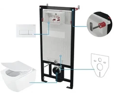 Deante Rinkinys WC potinkinis 6 w 1