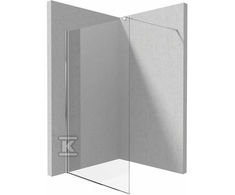 Walk-in dušo sienelė Deante Kerria Plus, 140 cm, Chrome