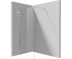 Walk-in dušo sienelė Deante Kerria Plus, 90 cm, Chrome