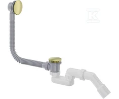 Vonios sifonas click-clack Deante Prizma NHC_R57B, Brushed auksinis
