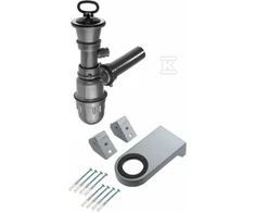 Sifonas plieninei ūkinei plautuvei Deante, ZXY_9965, Steel