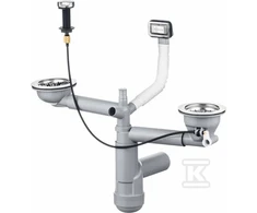 Sifonas plautuvėms Deante Space-Saver Lux ZXY_9912, Steel