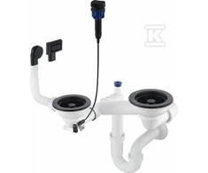 Sifonas granitinėms plautuvėms Deante Space-Saver ZXY_N973, Nero