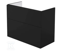 Praustuvo spintelė Deante Prizma, 80x60x38.5 cm, Nero (STU_NU81)