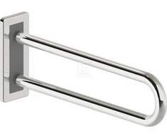 Deante Lehnen vonios kambario rankena, 60 cm, NIL_041S, Steel