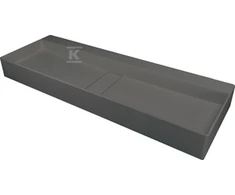 Granito projektai Deante Blur, 100x40 cm, CQB_TU1S, antracito metalo