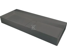 Granitinis praustuvas Deante Blur, 80x40 cm, CQB_TU8S, Anthracite metallic