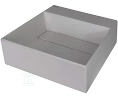 Granitinis praustuvas Deante Correo, 40x40 cm, CQR_SU4M, Metallic pilkas