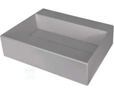 Granitinis praustuvas Deante Correo, 50x40 cm, CQR_SU5M, Metallic pilkas