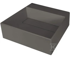 Granitinis praustuvas Deante Correo, 40x40 cm, CQR_TU4M, Anthracite metallic