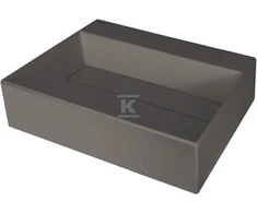 Granito praustuvas Deante Correo, 50x40 cm, CQR_TU5M, antracito metalo