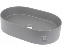 Granitinis praustuvas Deante Silia CQS_SU6S, Metallic pilkas