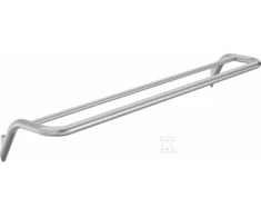 Rankšluostis Deante Silia dviguba rankšluosčių kabykla ADI_F631, Brushed steel