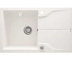 Deante granitinė virtuvinė plautuvė Deante Andante Flush, ZQN_A11F, Alabaster