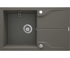 Deante granitinė virtuvinė plautuvė Deante Andante Flush, ZQN_T11F, Anthracite