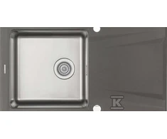 Granito-plieno plautuvė Deante Prime, ZSR_T113, Antracito metalas