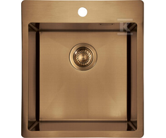 Virtuvinė plautuvė Deante Olfato Precious, ZPO_C10A, Brushed bronze