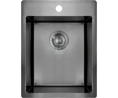 Virtuvinė plautuvė Deante Olfato Precious, ZPO_D10E, Titanium