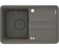 Granitinė virtuvinė plautuvė Deante Momi, ZKM_T11A, Anthracite metallic