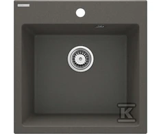 Deante granitinė virtuvinė plautuvė Deante Evora, ZQJ_T103, Anthracite metallic