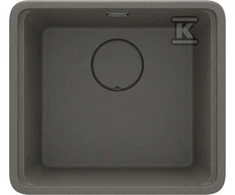 Granitinė virtuvinė plautuvė Deante Momi, ZKM_T10A, Anthracite metallic
