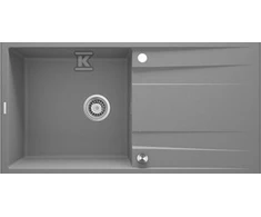 Deante granitinė virtuvinė plautuvė Deante Eridan ZQE S713, Metallic pilkas