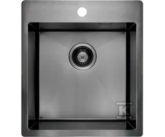 Virtuvinė plautuvė Deante Olfato Precious, ZPO_D10A, Titanium