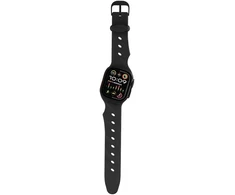 „Decoded“ silikoninė „Ares“ jungimo juosta, skirta „Apple Watch 40/41/42 mm“ – juoda