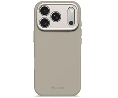 Decoded AntiMicrobial Silicone Backcover - silikonowa obudowa ochronna do iPhone 17 Pro kompatybilna su MagSafe (soft taupe)