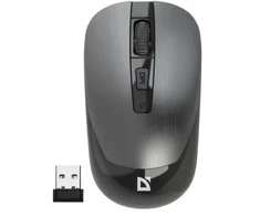 DEFENDER Bevielė pelė WAVE MM-995 RF SILENT CLICK SREBRNA 52993