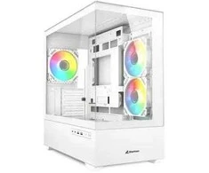 Sharkoon MK6 RGB Micro-ATX 1xGlas Baltas