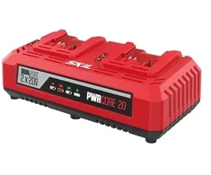 Dviejų vietų įkroviklis SKIL CR1E3128AA DUAL CHARGER 2x20V MAX (18V)