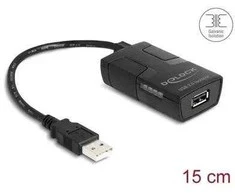 DeLOCK Izolator USB 2.0 Typu-A męski na żeński su izolacją 5 kV dla linii przesyłu danych